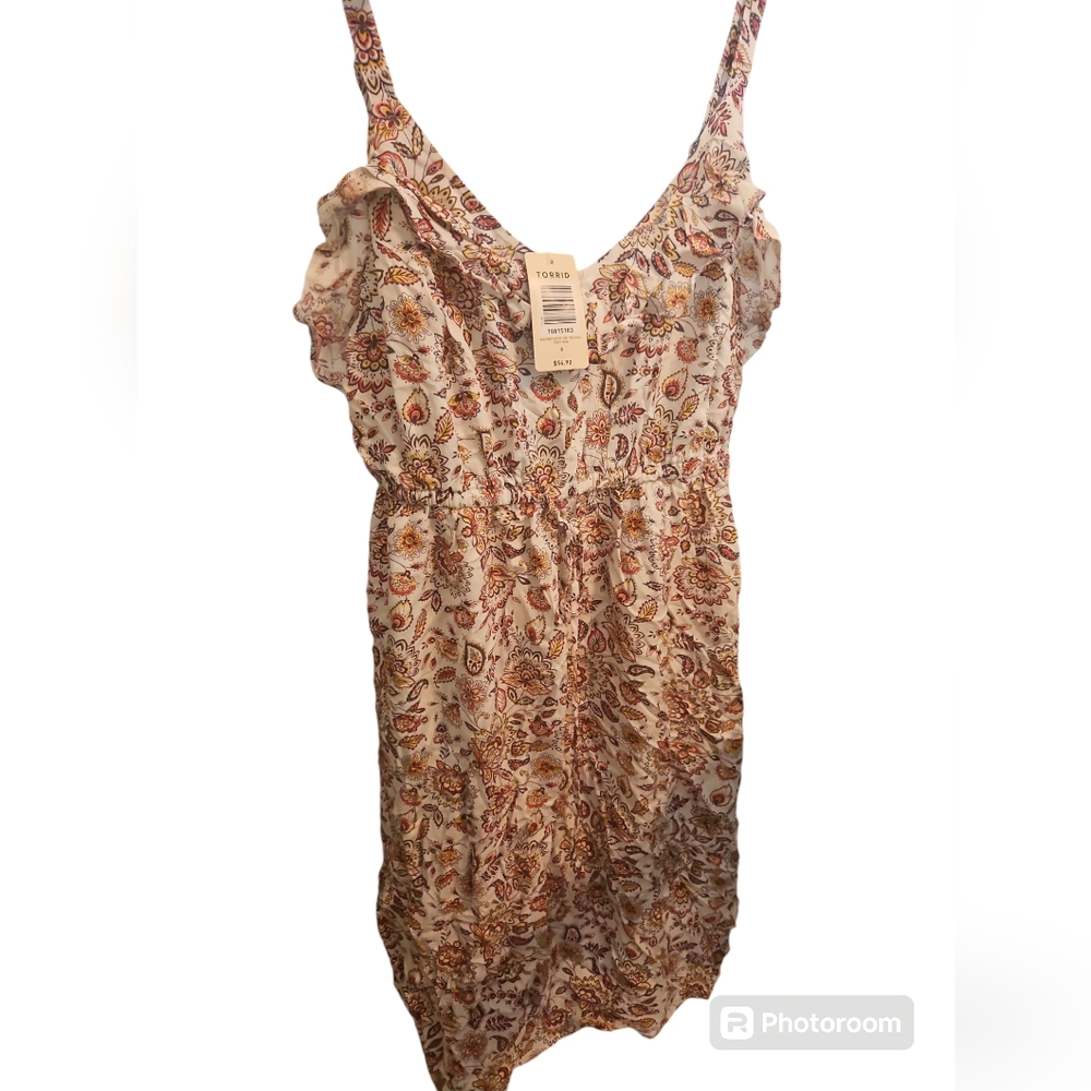 Torrid womens dress size 0 floral